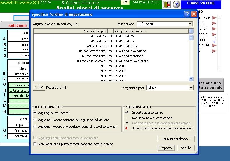 Los datos tienen que ser provistos por el archivo de relevacion asistencias Los datos tienen que ser provistos por el archivo de relevacion asistencias